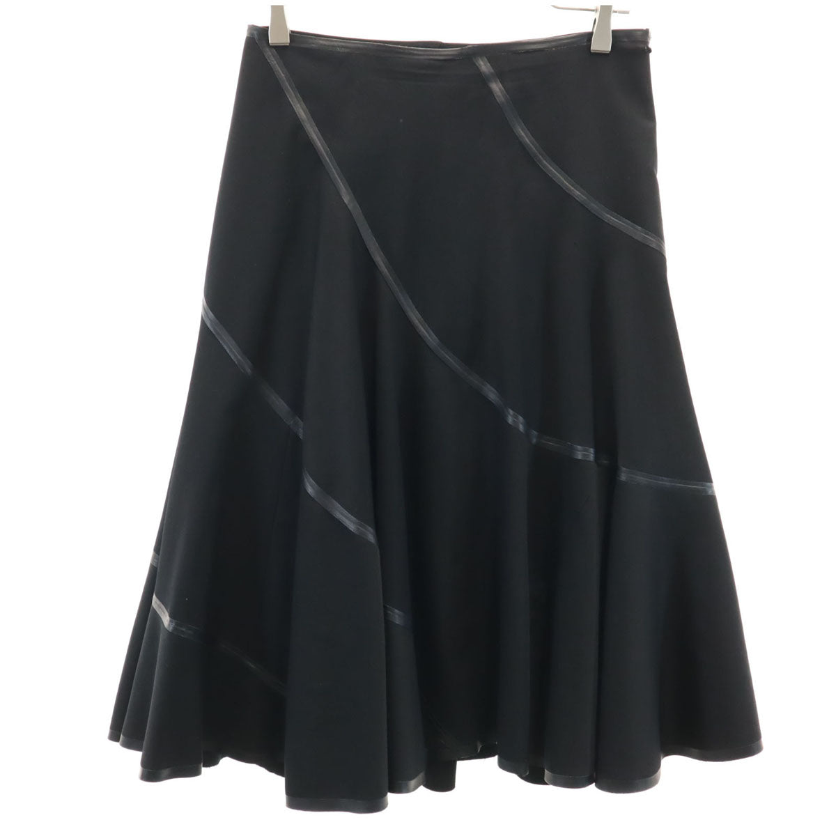 JUNYA WATANABE COMME des GARCONS ジュンヤワタナベ コムデギャルソン 2005年 日本製 ミモレ丈 フレアスカート M ブラック レディース