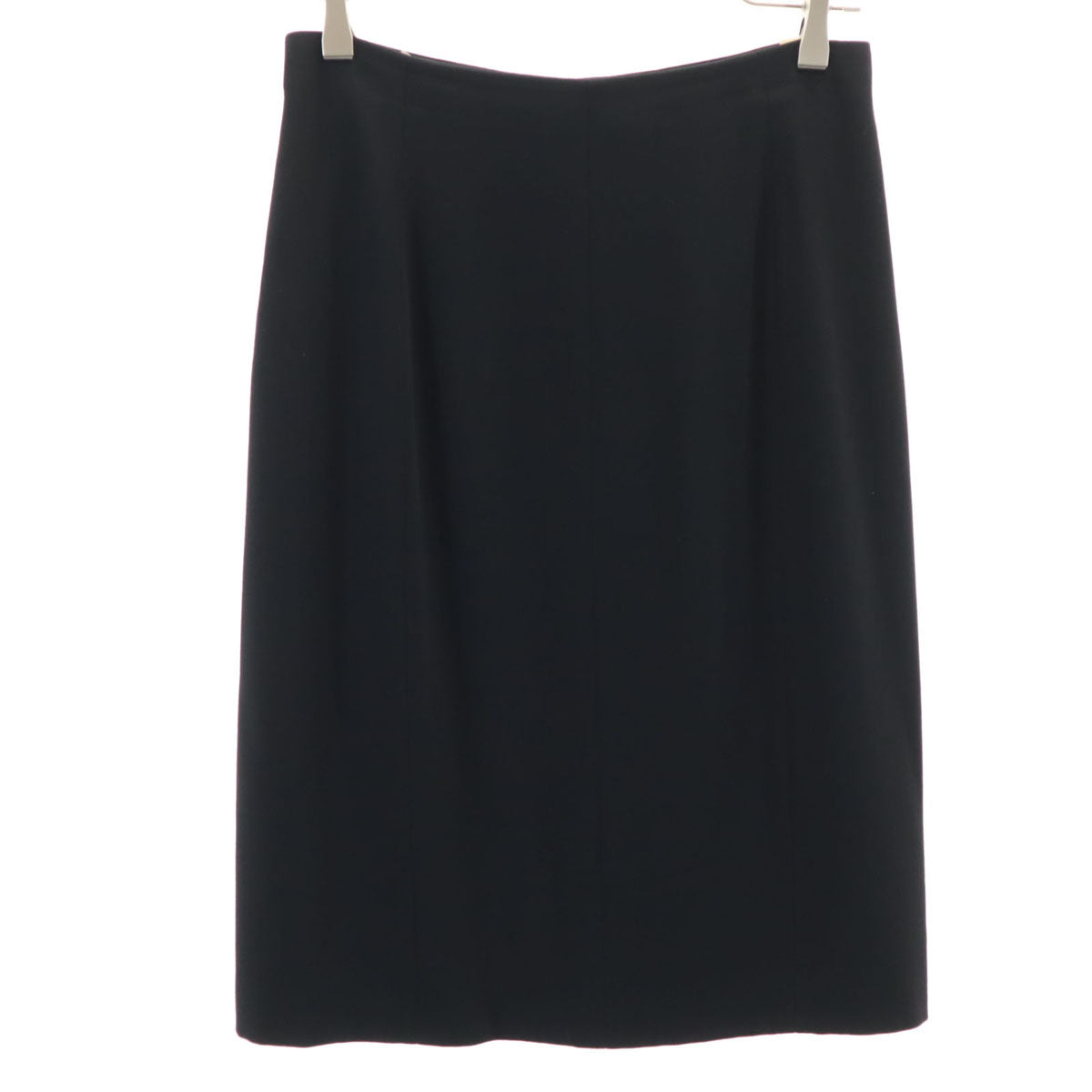 Salvatore Ferragamo サルヴァトーレフェラガモ 90s イタリア製 オールド ミディ丈 タイトスカート 42 ブラック レディース