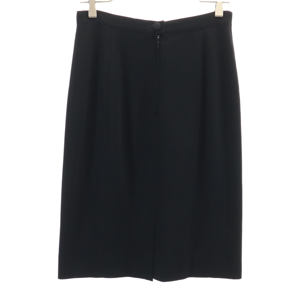 Salvatore Ferragamo サルヴァトーレフェラガモ 90s イタリア製 オールド ミディ丈 タイトスカート 42 ブラック レディース