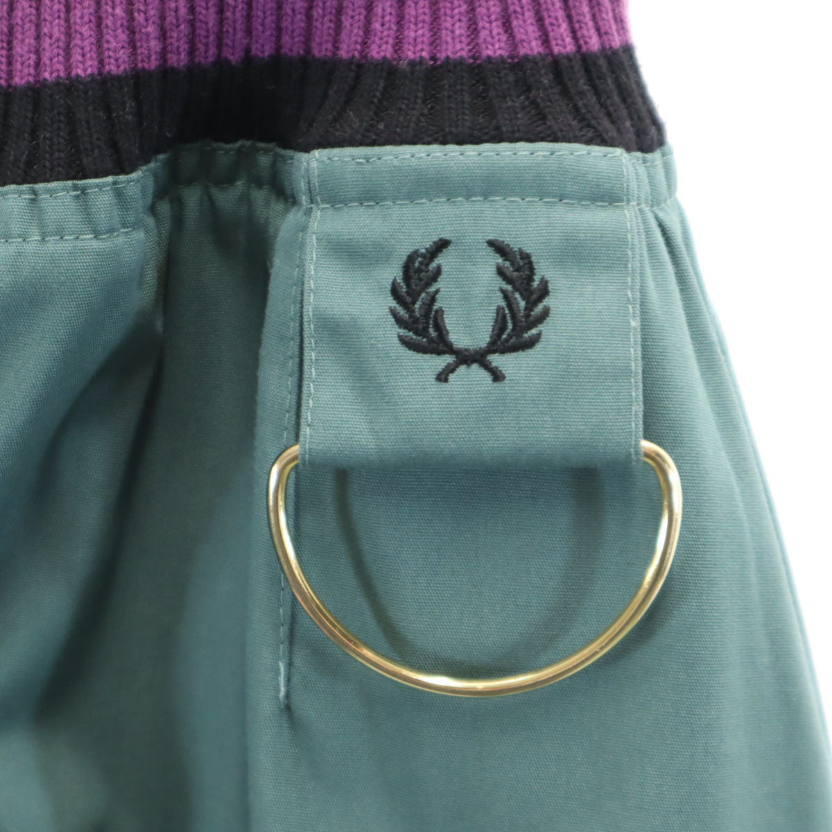FRED PERRY フレッドペリー AKANE UTSUNOMIYA アカネウツノミヤ コラボ ミモレ丈 スカート F グリーン系 レディース