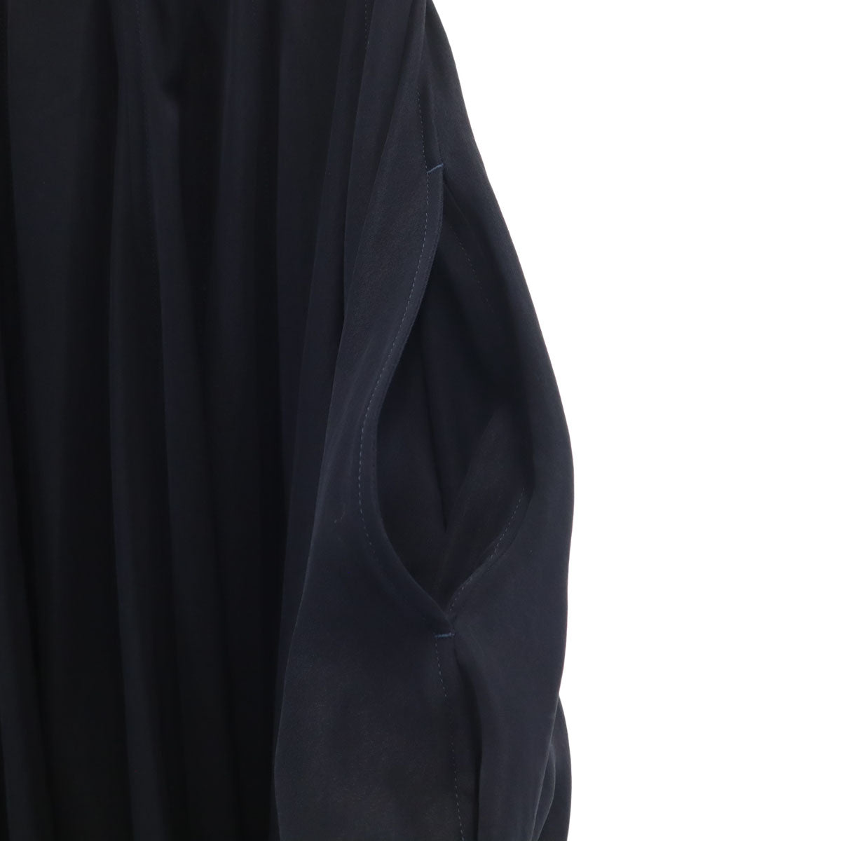 Yohji Yamamoto ヨウジヤマモト 日本製 ロング丈 フレアスカート SS ネイビー レディース