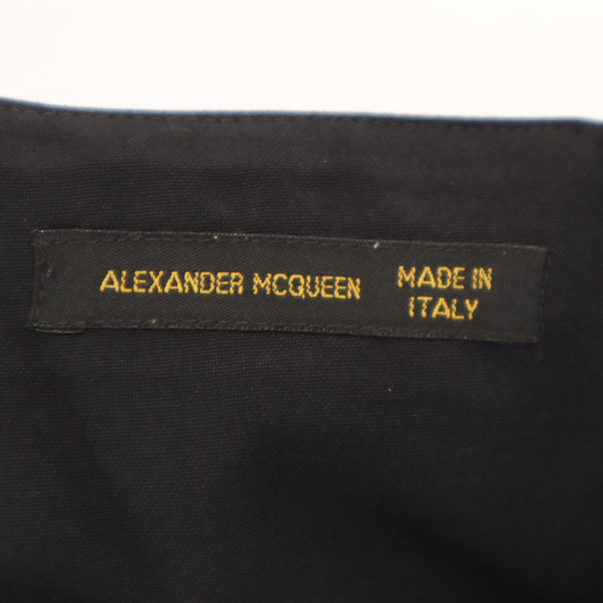 Alexander McQueen アレキサンダーマックイーン イタリア製 ロング丈 フレアスカート 40 ブラック レディース