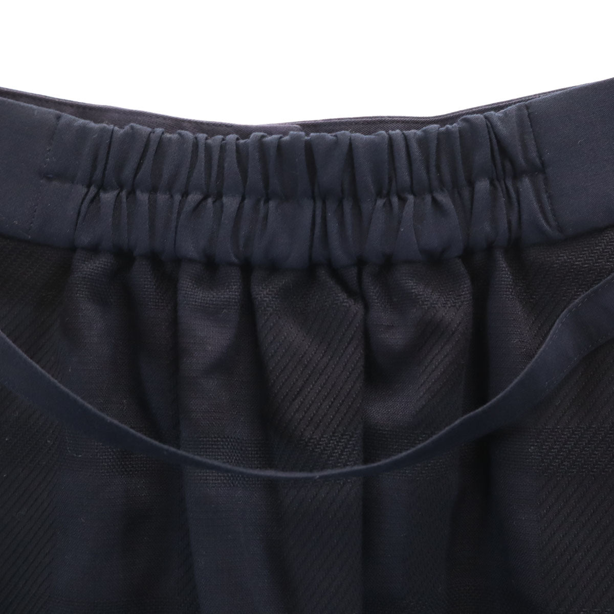 BLUE LABEL CRESTBRIDGE ブルーレーベルクレストブリッジ チェック柄 ミモレ丈 フレアスカート 38 ネイビー レディース