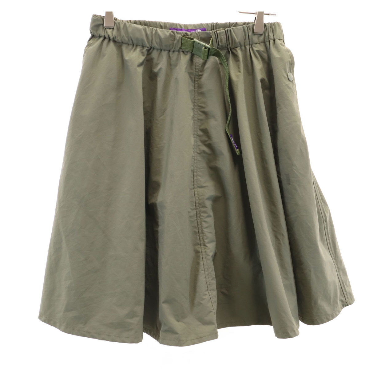 THE NORTH FACE ノースフェイス パープルレーベル ミディ丈 マウンテン フレアスカート WS オリーブ系 NTW4603N アウトドア レディース