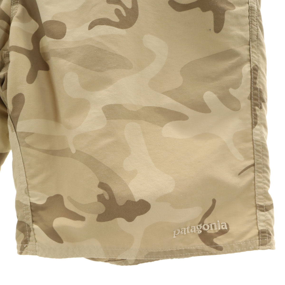 patagonia パタゴニア カモフラ柄 ショートパンツ W34 ベージュ 86645SP16 アウトドア 迷彩 メンズ