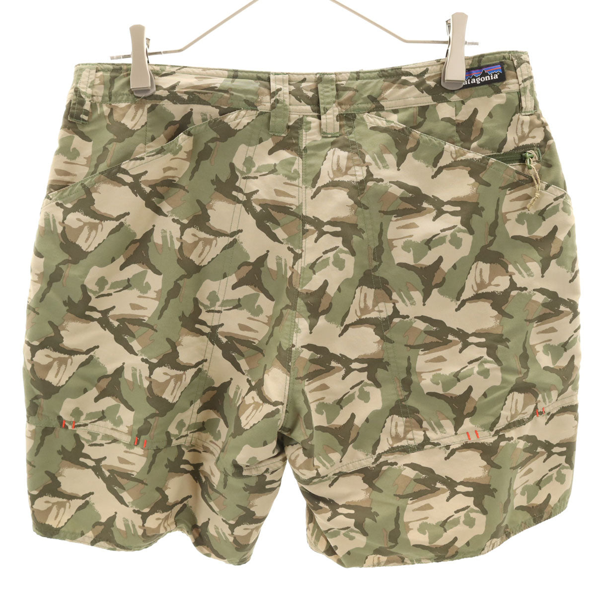 patagonia パタゴニア カモフラ柄 ショートパンツ W32 ベージュ 86585SP15 アウトドア 迷彩 メンズ