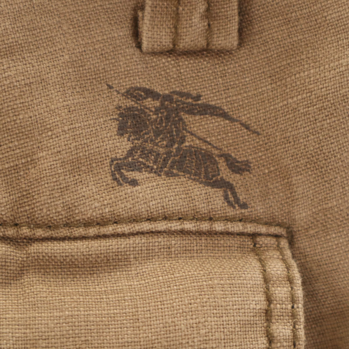 未使用 BURBERRY BLACK LABEL バーバリーブラックレーベル リネン カーゴショートパンツ 82 ブラウン 三陽商会 メンズ