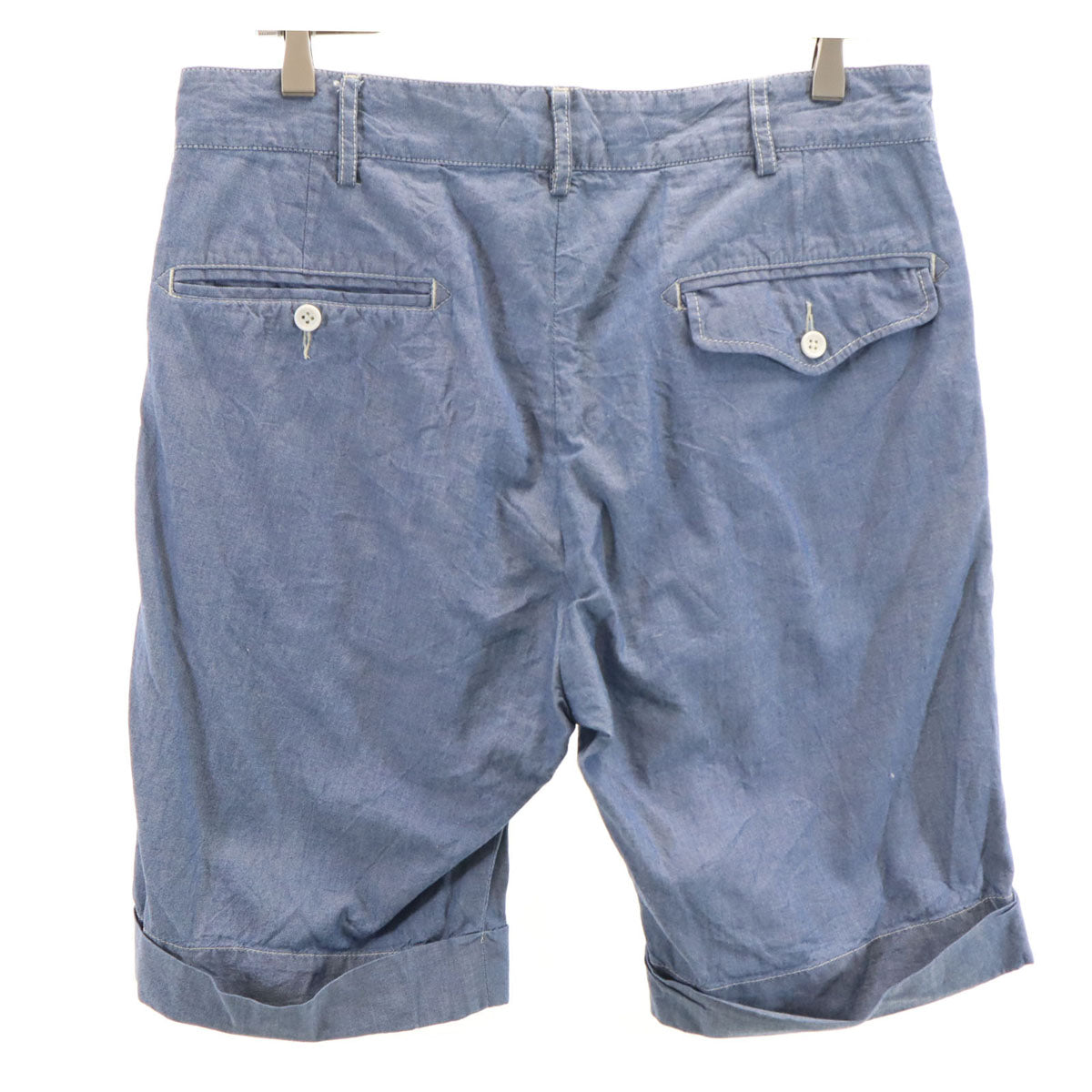 Engineered Garments エンジニアードガーメンツ USA製 シャンブレー ショートパンツ W32 ブルー メンズ
