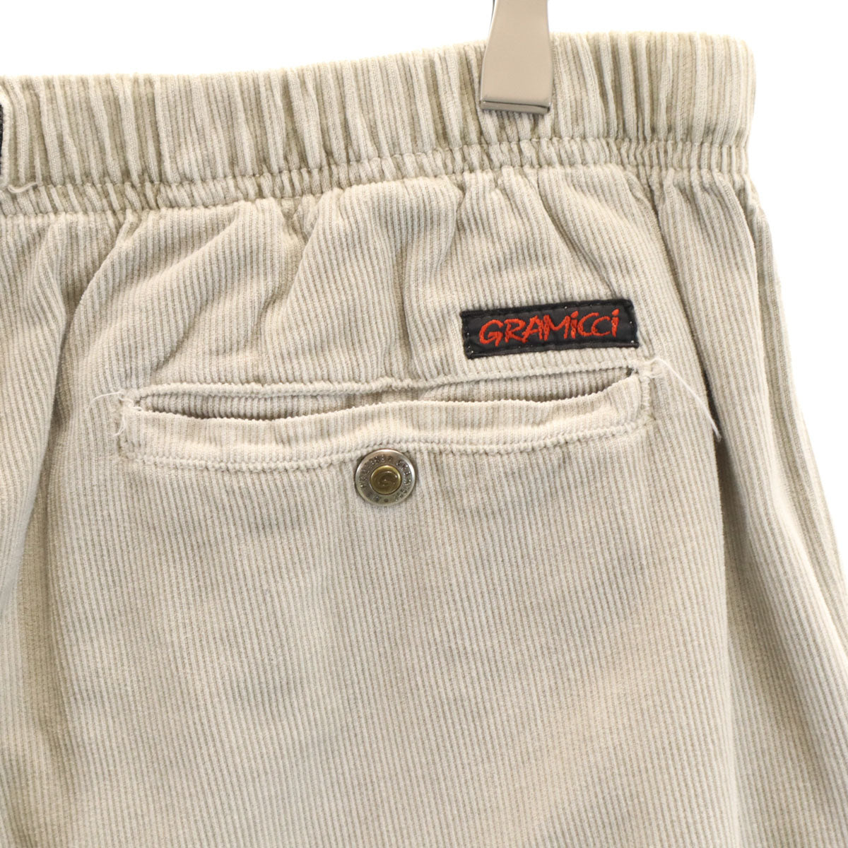 Gramicci グラミチ 90s USA製 オールド コーデュロイ ショートパンツ M グレージュ アウトドア メンズ
