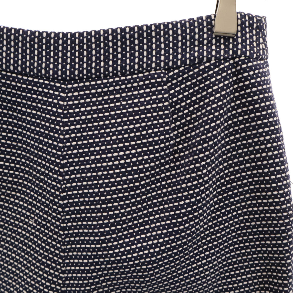 ARMANI JEANS アルマーニジーンズ 総柄 ショートパンツ 38 ネイビー レディース