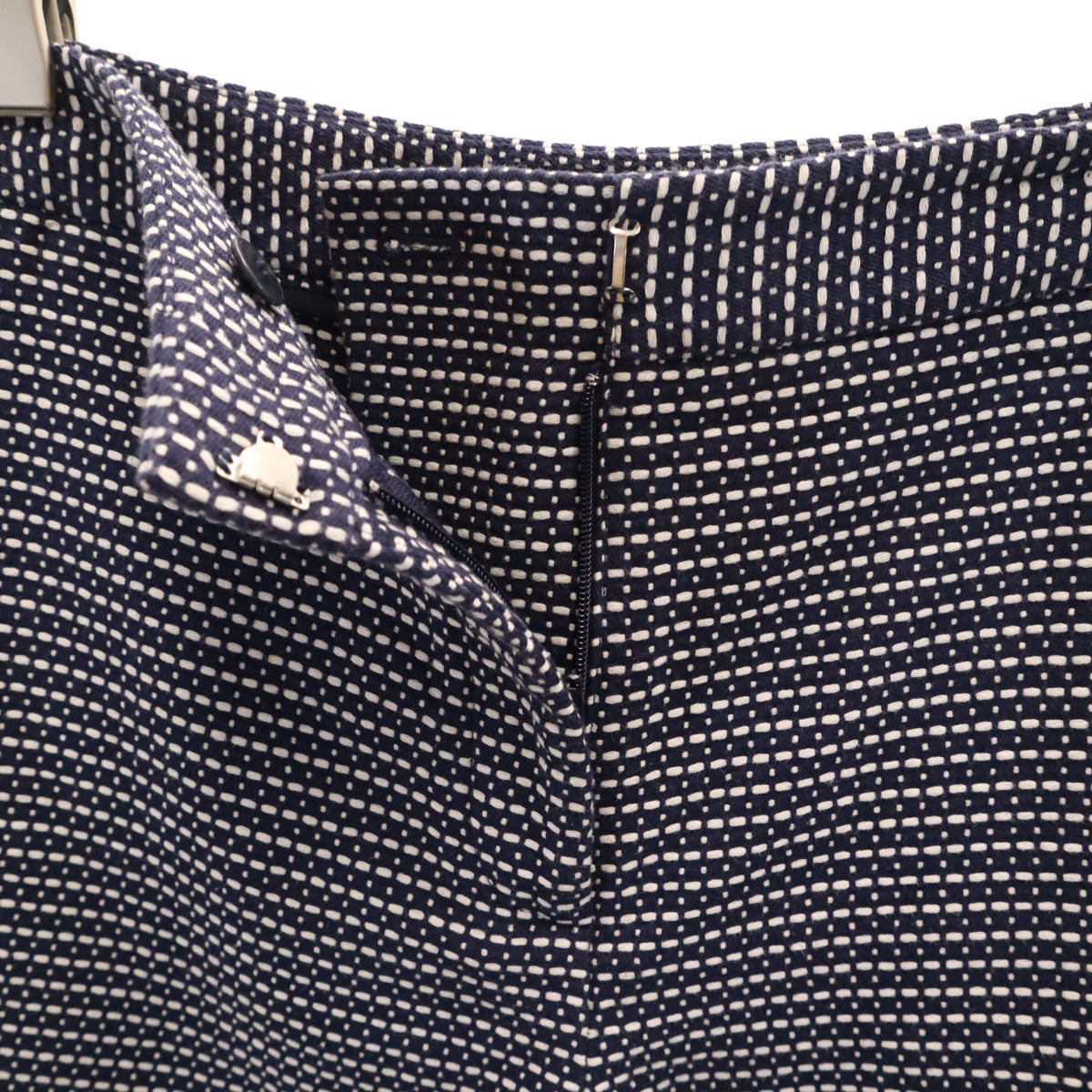ARMANI JEANS アルマーニジーンズ 総柄 ショートパンツ 38 ネイビー レディース