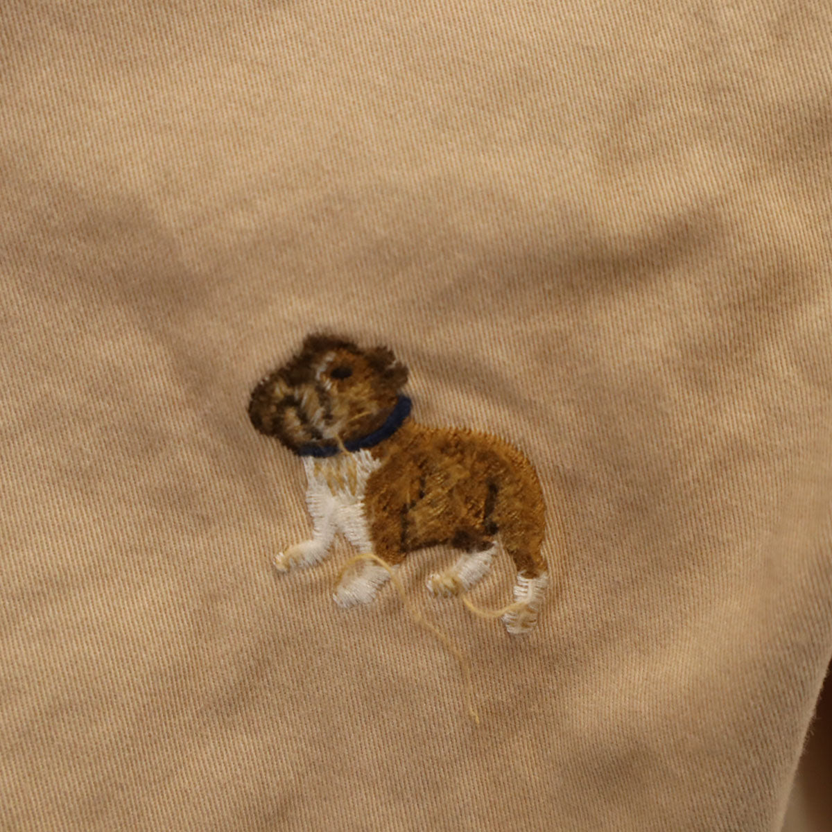 POLO RALPH LAUREN ポロラルフローレン ブルドッグ刺繍 チノショートパンツ W32 ベージュ メンズ