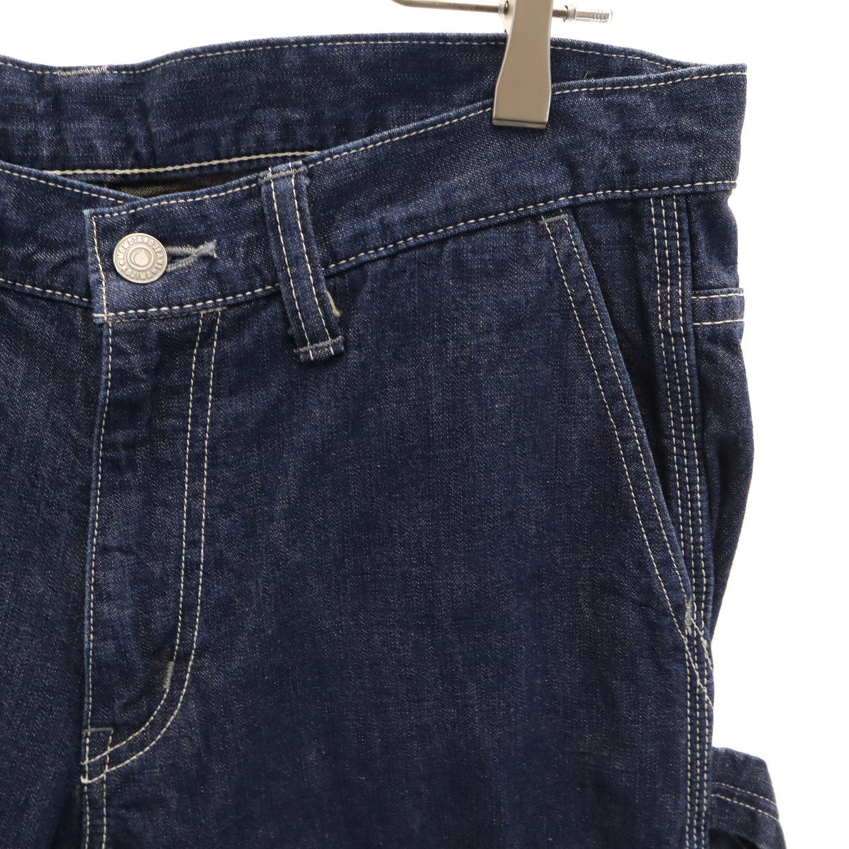 MOMOTARO JEANS 桃太郎ジーンズ 日本製 デニム ペインター ハーフパンツ W32 インディゴブルー メンズ