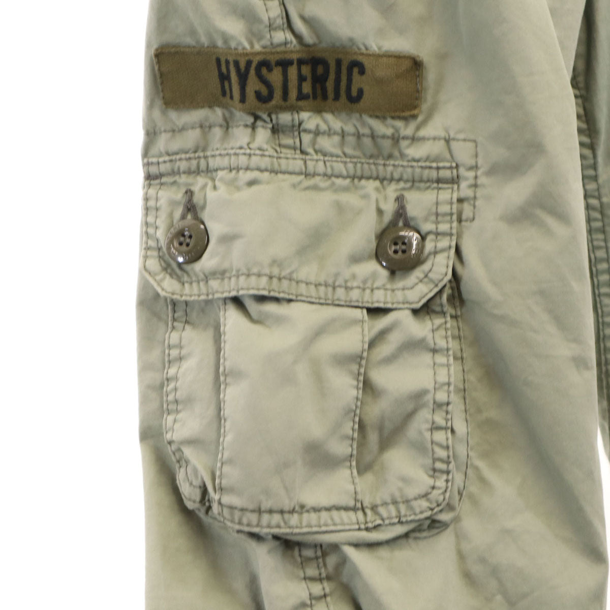 HYSTERIC GLAMOUR ヒステリックグラマー カーゴショートパンツ M オリーブ系 レディース
