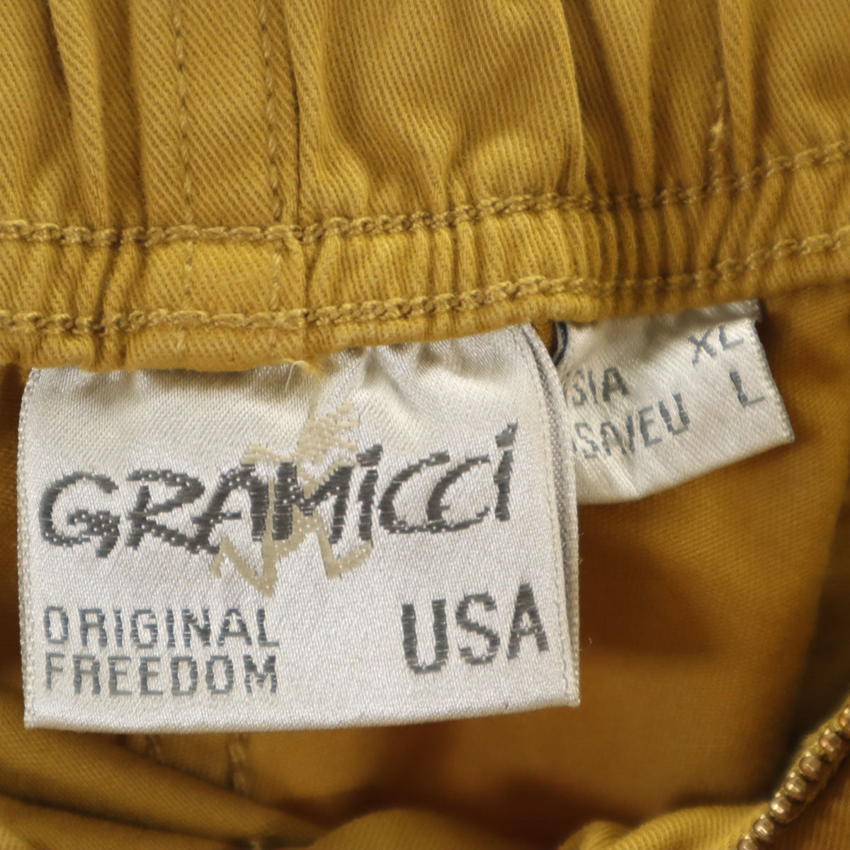 Gramicci グラミチ クライミングショートパンツ XL マスタード アウトドア メンズ