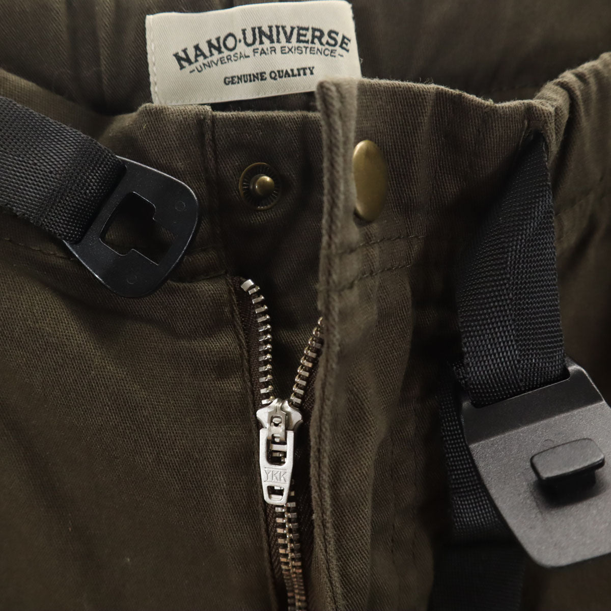 Gramicci グラミチ nano universe ナノユニバース別注 クライミングショートパンツ S カーキ アウトドア メンズ