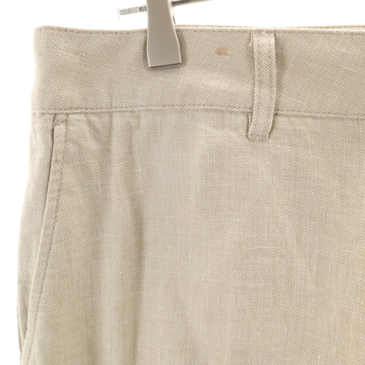 ARMANI EXCHANGE アルマーニエクスチェンジ リネンブレンド ショートパンツ W32 グレージュ メンズ