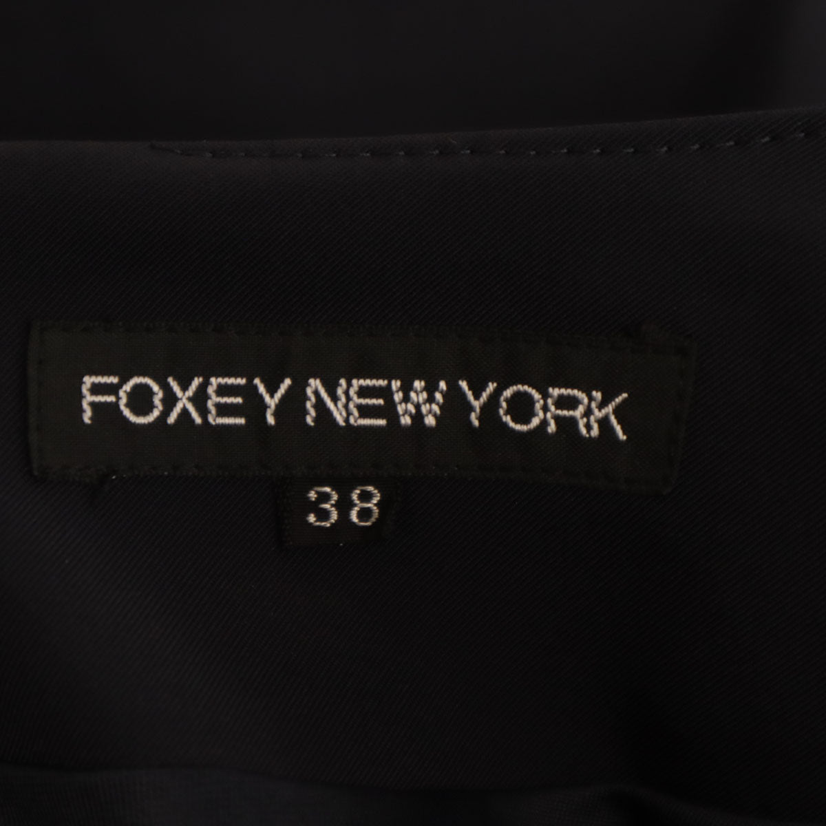 FOXEY NEW YORK フォクシーニューヨーク 日本製 ミモレ丈 22081-SCRAI201 バルーンスカート 38 ネイビー レディース