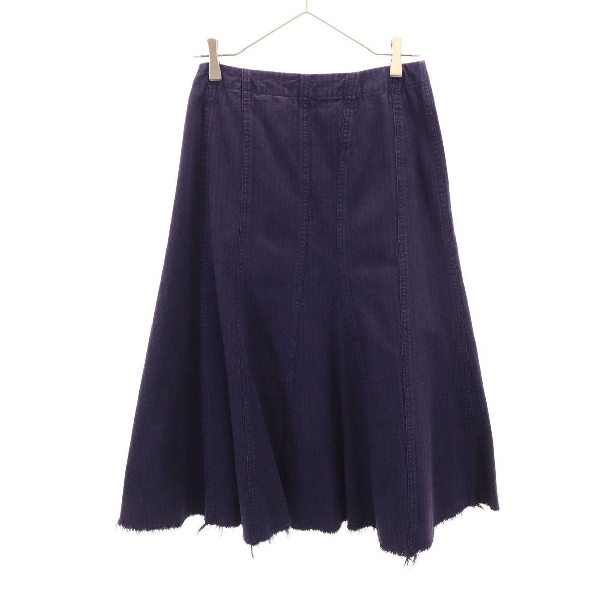 tricot COMME des GARCONS トリココムデギャルソン 2006年 日本製 ロング丈 フレアスカート S パープル レディース