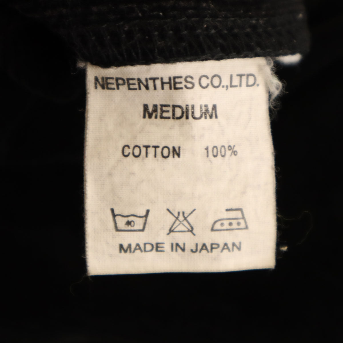 NEPENTHES ネペンテス 日本製 コーデュロイショートパンツ M ブラック メンズ
