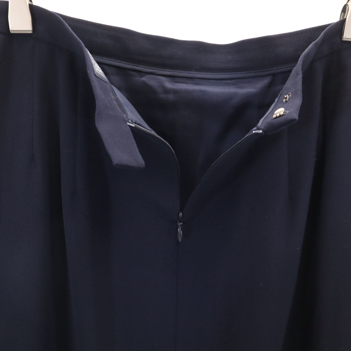 Burberrys バーバリーズ 90s オールド ミモレ丈 タイトスカート 11 ネイビー レディース
