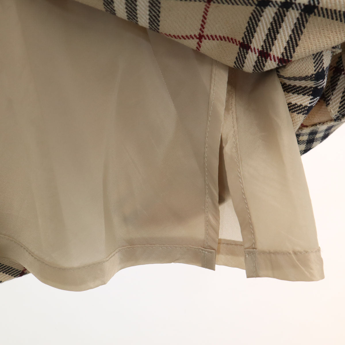 BURBERRY LONDON BLUE LABEL バーバリー ロンドン ブルーレーベル ノバチェック ミディスカート 38 ベージュ 三陽商会 レディース