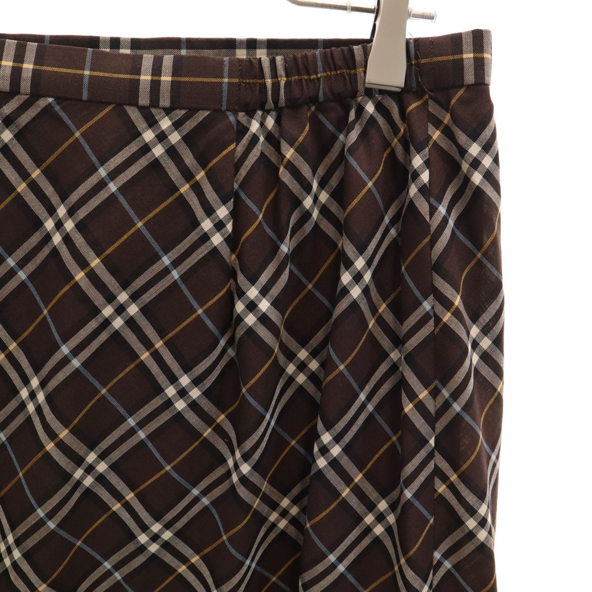 BURBERRY LONDON バーバリー ロンドン チェック柄 ロングスカート 15 ブラウン 三陽商会 レディース