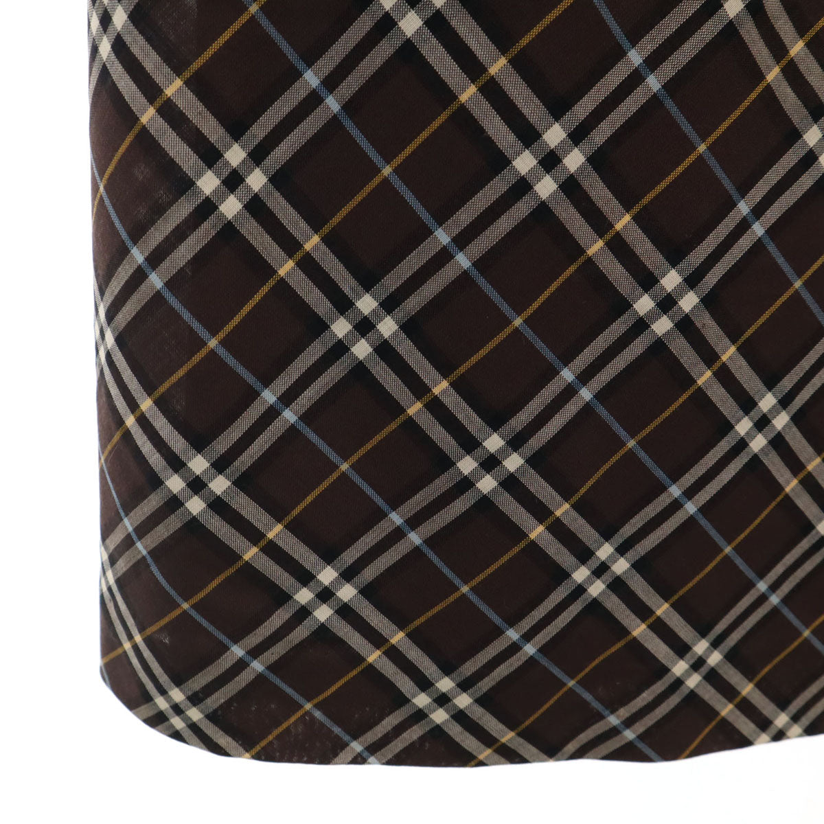 BURBERRY LONDON バーバリー ロンドン チェック柄 ロングスカート 15 ブラウン 三陽商会 レディース