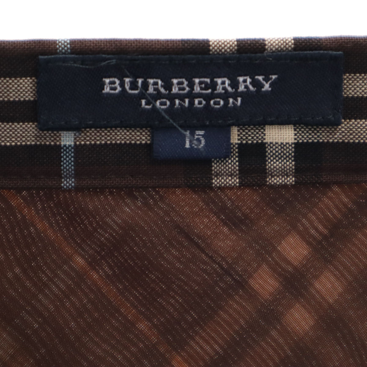 BURBERRY LONDON バーバリー ロンドン チェック柄 ロングスカート 15 ブラウン 三陽商会 レディース