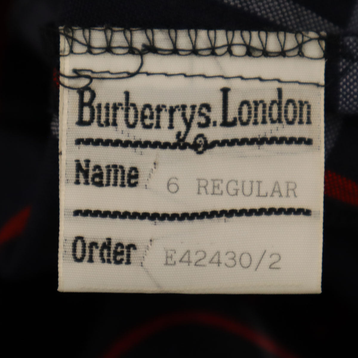 Burberrys バーバリーズ 90s 英国製 オールド チェック柄 ミモレ丈 プリーツスカート 6 ネイビー レディース