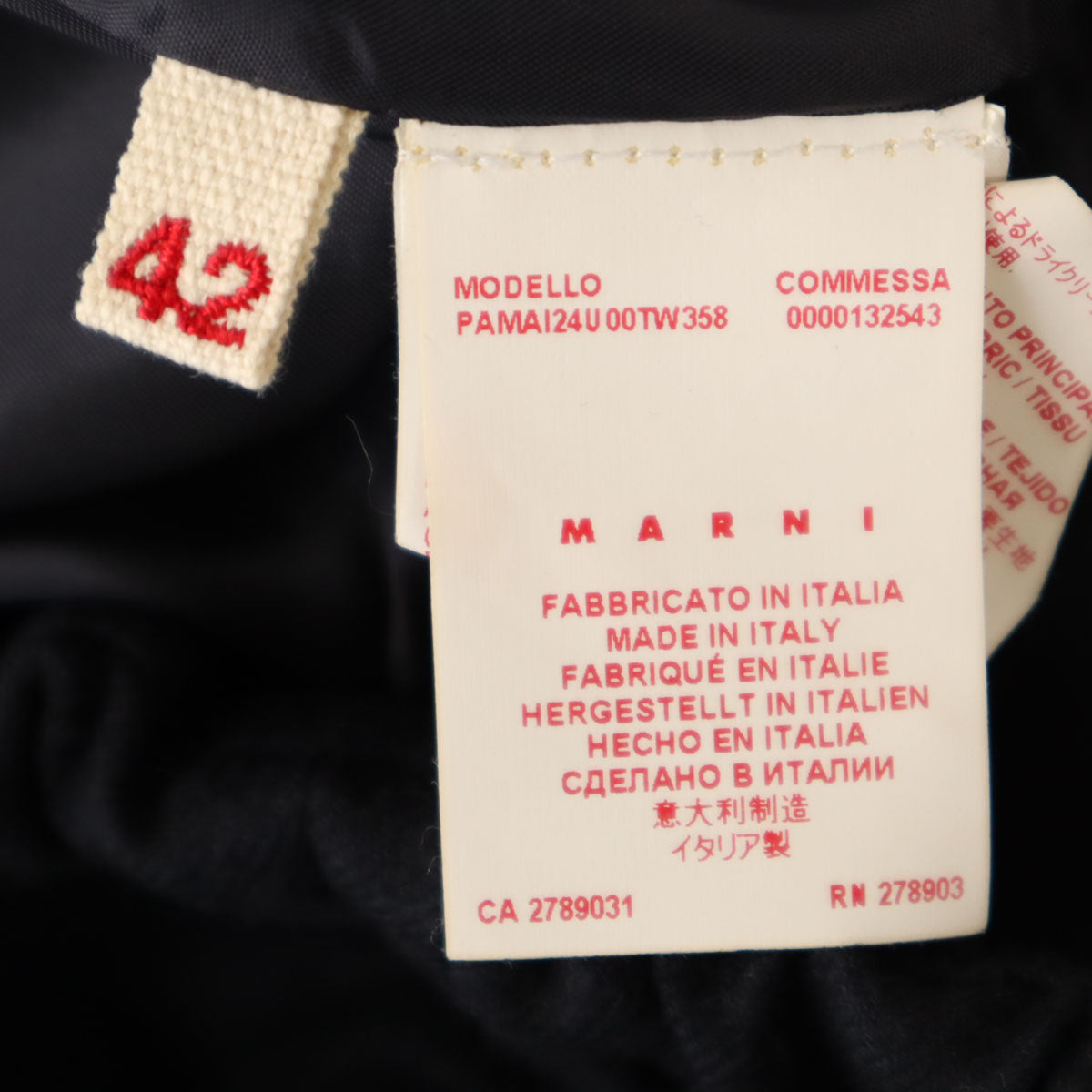 MARNI マルニ イタリア製 ショートパンツ 42 濃紺 レディース