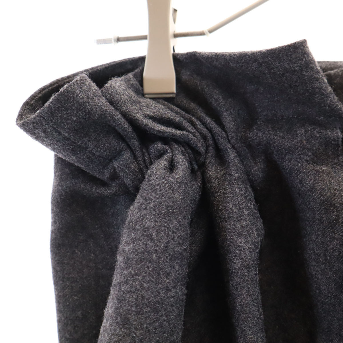 MARNI マルニ ポルトガル製 ミディスカート 42 チャコールグレー レディース
