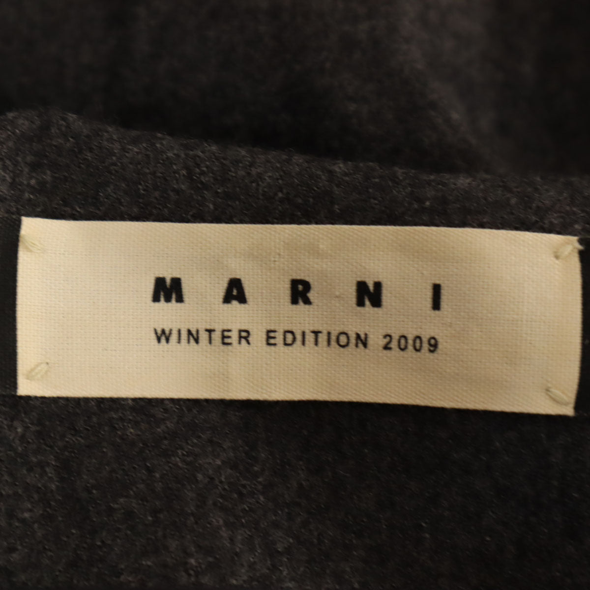 MARNI マルニ ポルトガル製 ミディスカート 42 チャコールグレー レディース