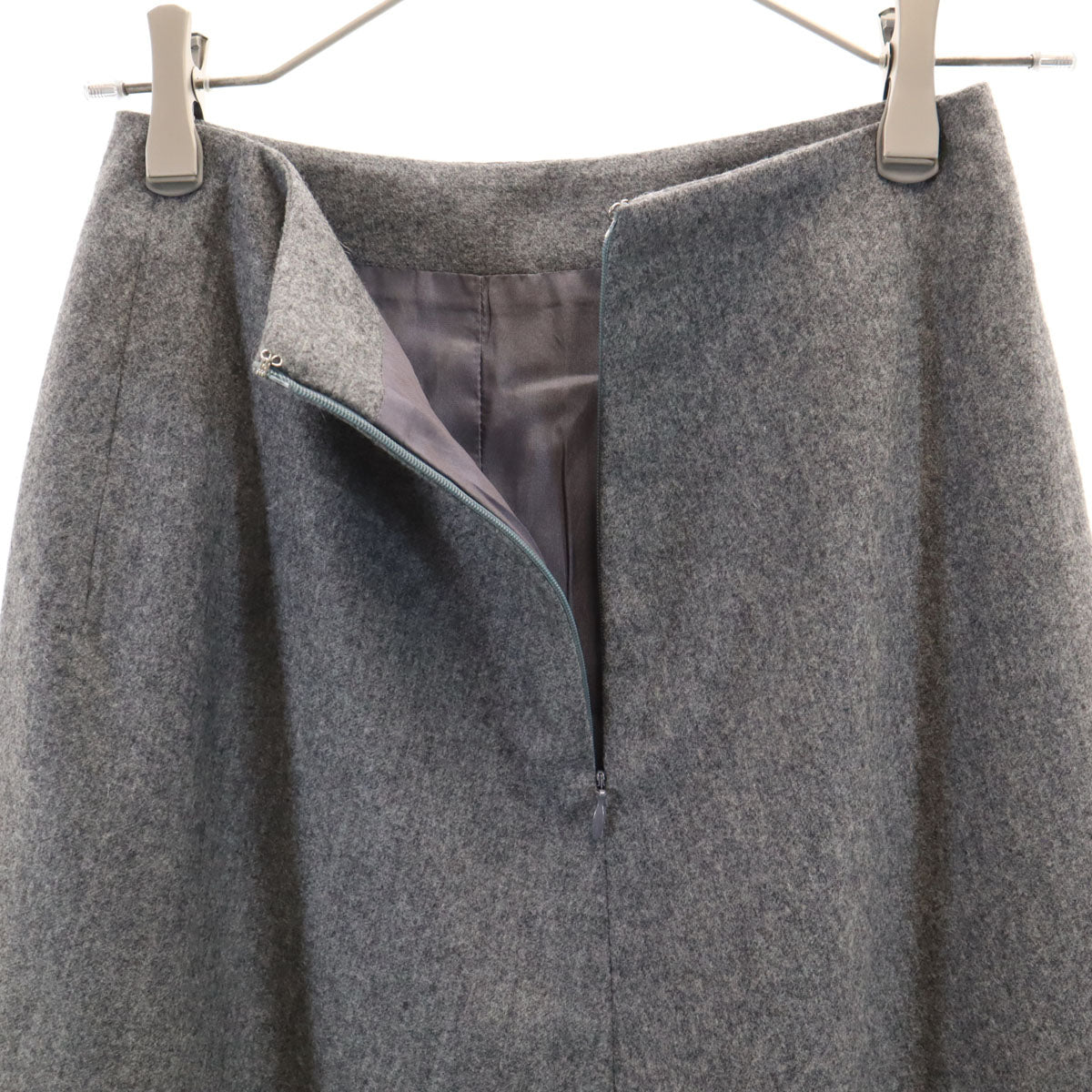CELINE セリーヌ 90s フランス製 オールド ジェーシーシー ロング丈 タイトスカート 36 グレー レディース