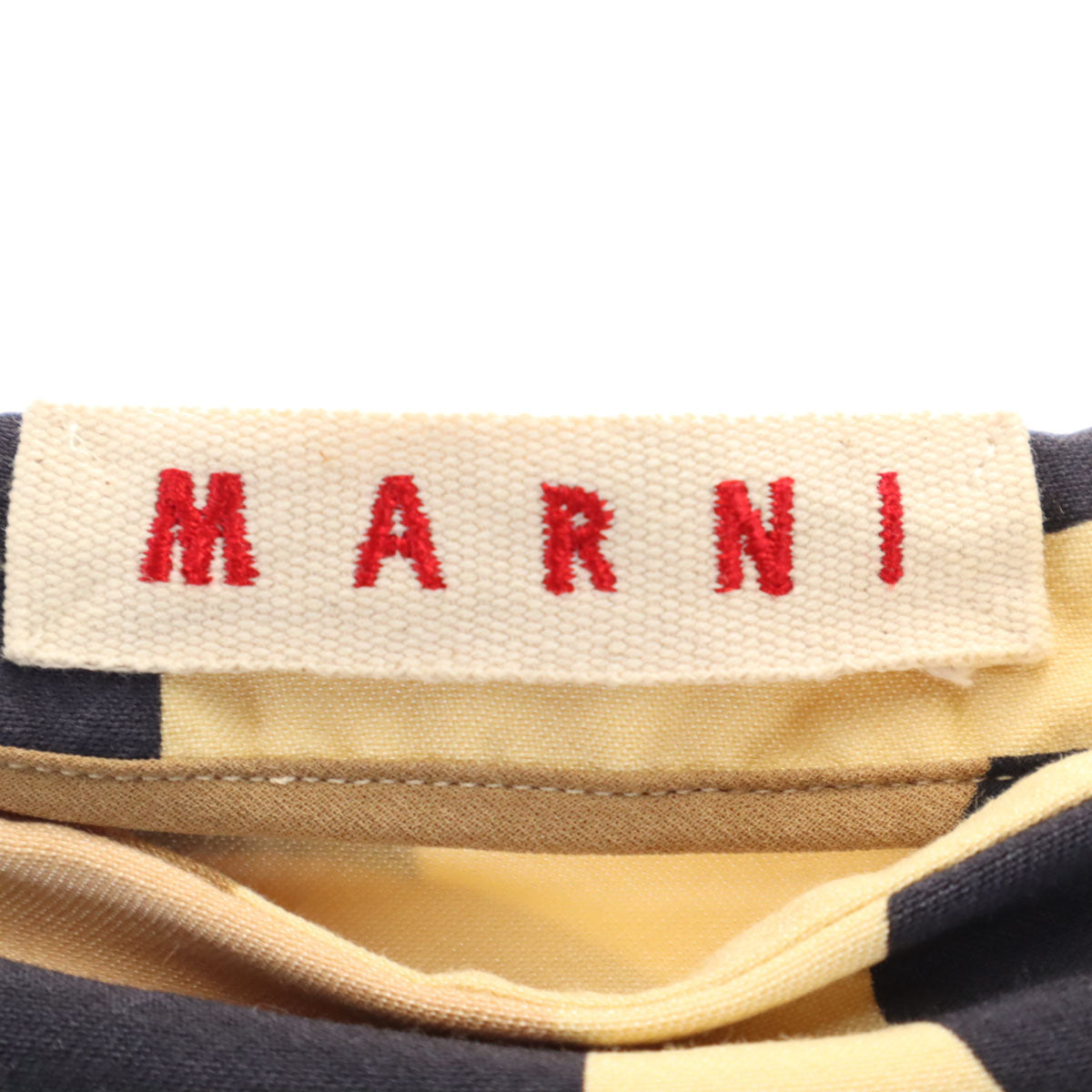 MARNI マルニ イタリア製 総柄 ミモレ丈スカート 42 ベージュ レディース
