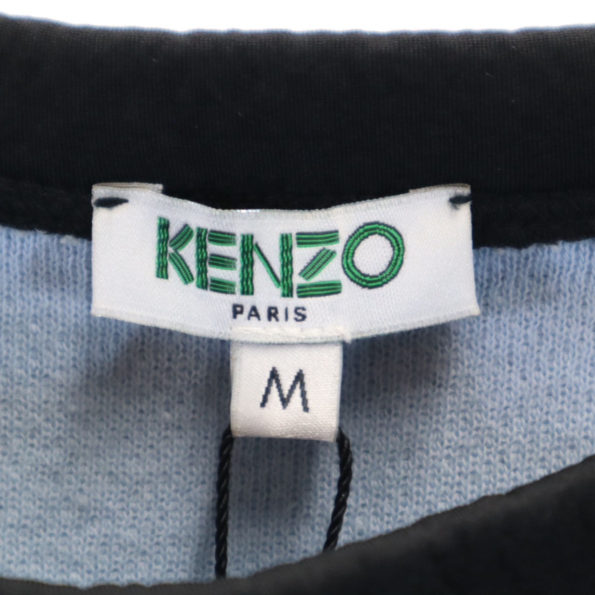 未使用 KENZO ケンゾー ポルトガル製 ミディ丈 ボンディング フレアスカート M ブラック レディース