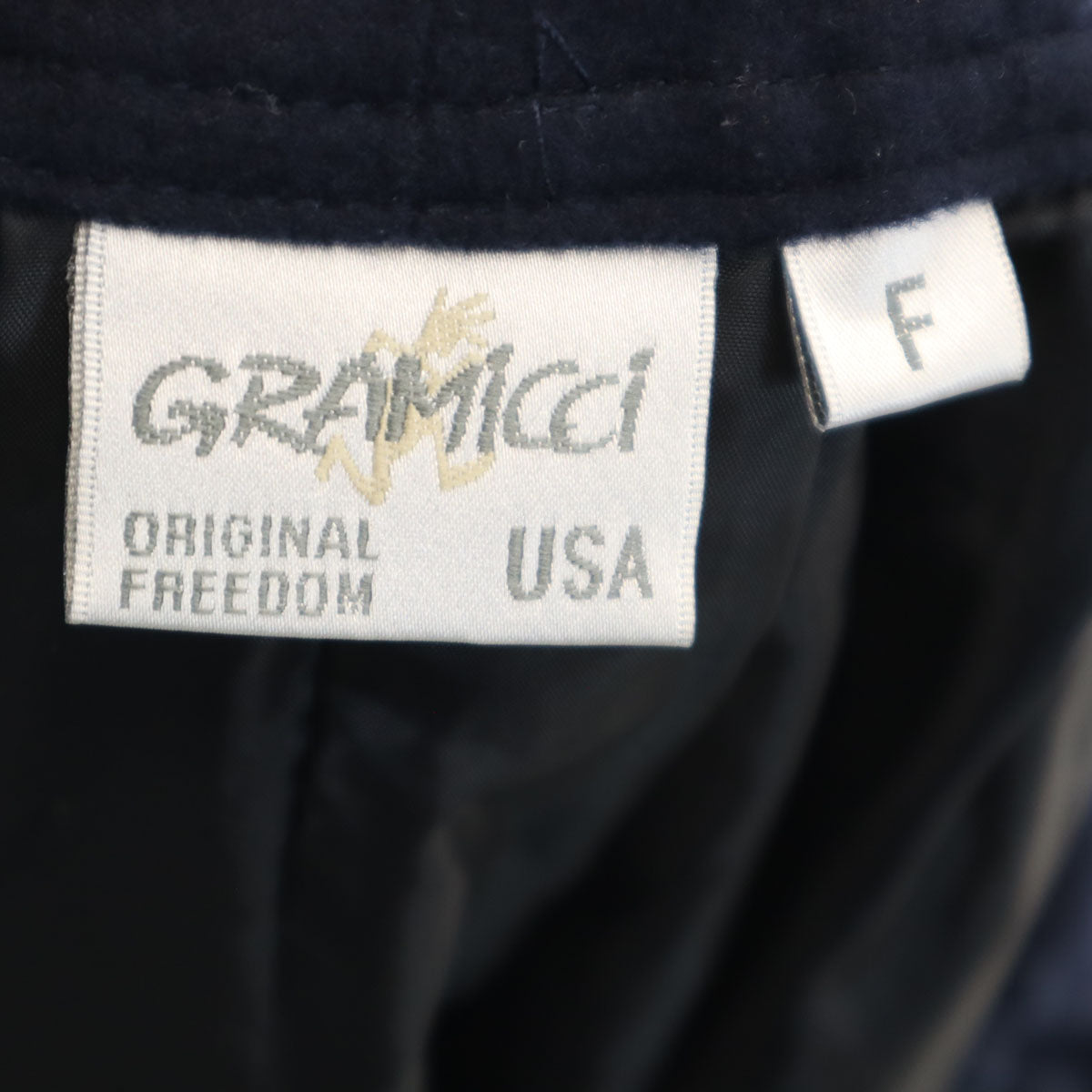 Gramicci グラミチ BEAMS BOY ビームスボーイ別注 ロング丈 フラノ生地 フレアスカート F ネイビー レディース