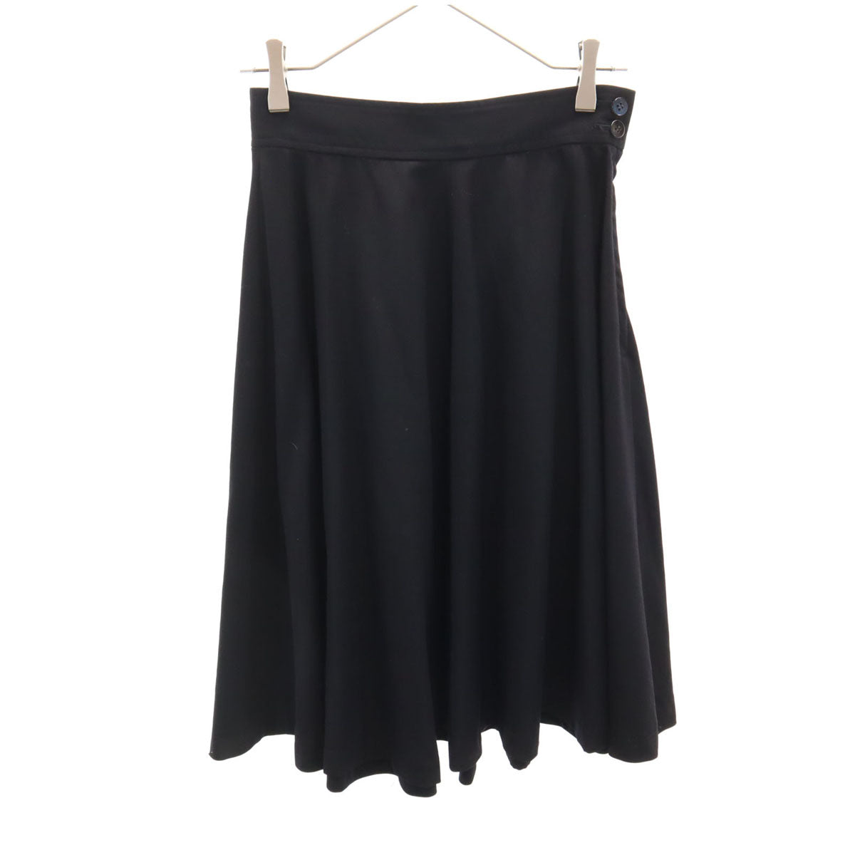 tricot COMME des GARCONS トリココムデギャルソン ミディ丈 フレアスカート ブラック レディース