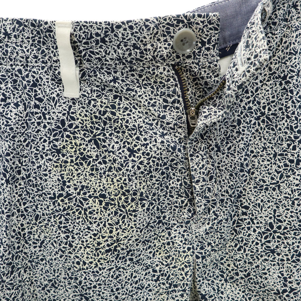 アルマーニエクスチェンジ 総柄 ショートパンツ w32 ネイビー系 ARMANI EXCHANGE メンズ