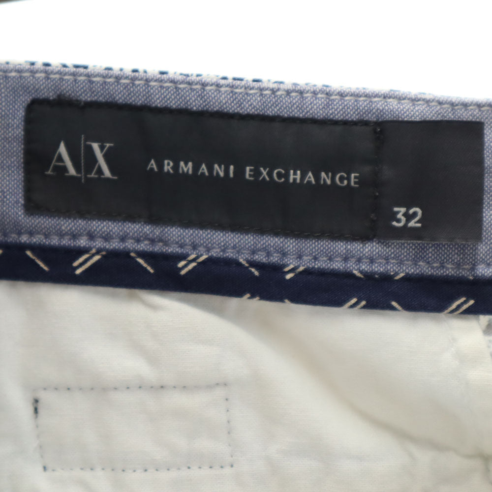 アルマーニエクスチェンジ 総柄 ショートパンツ w32 ネイビー系 ARMANI EXCHANGE メンズ