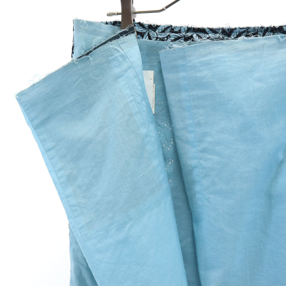 COMME des GARCONS コムデギャルソン 90s 1998年 日本製 ミニ丈 ラップ スカート S ブルー系 ピン付き レディース