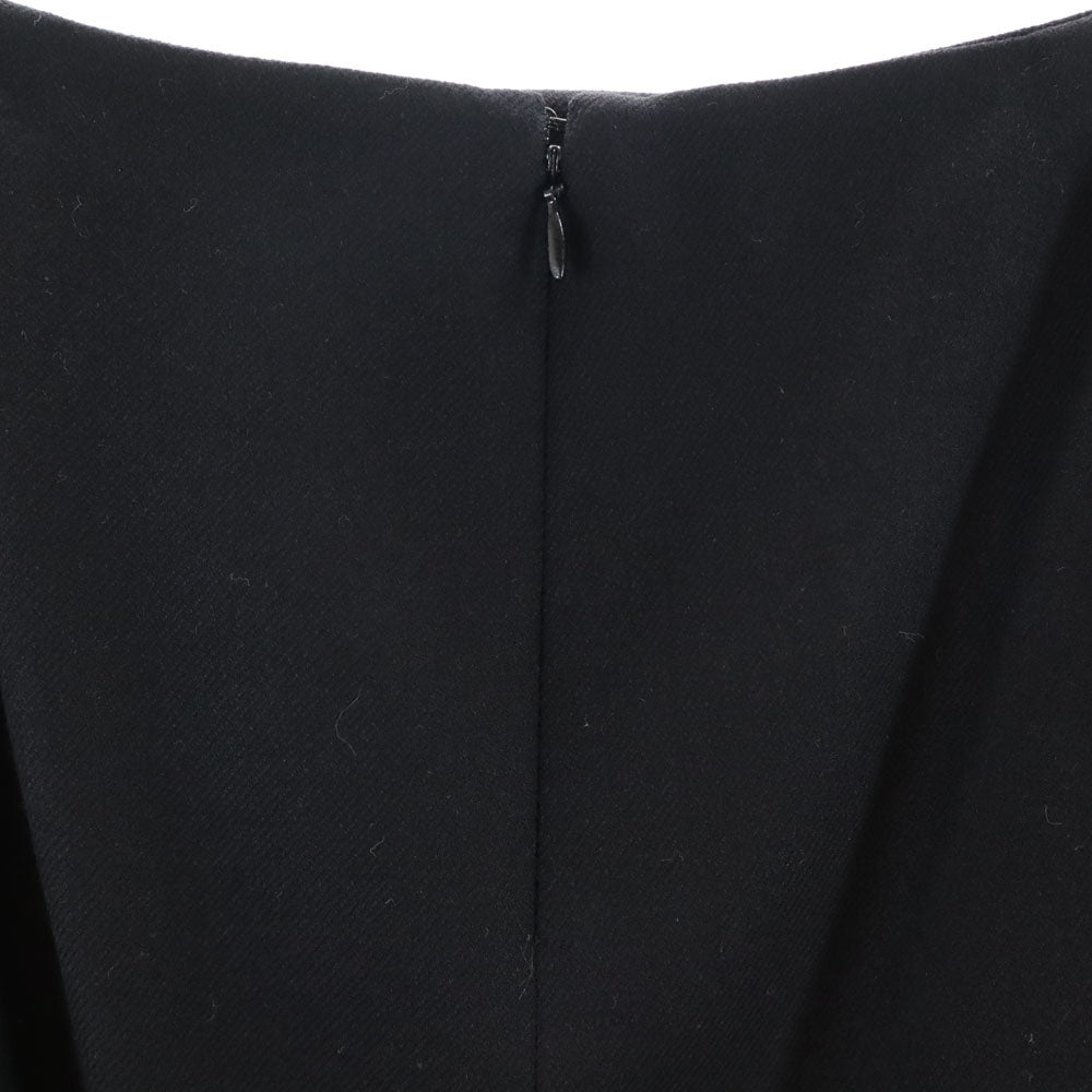 Christian Dior クリスチャンディオール ウールブレンド ミディ丈 タイトスカート 8 黒 レディース