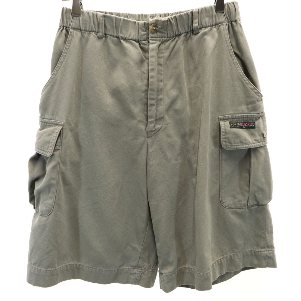 JANSPORTS ジャンスポーツ 90s オールド カーゴショートパンツ M カーキグレー系 メンズ