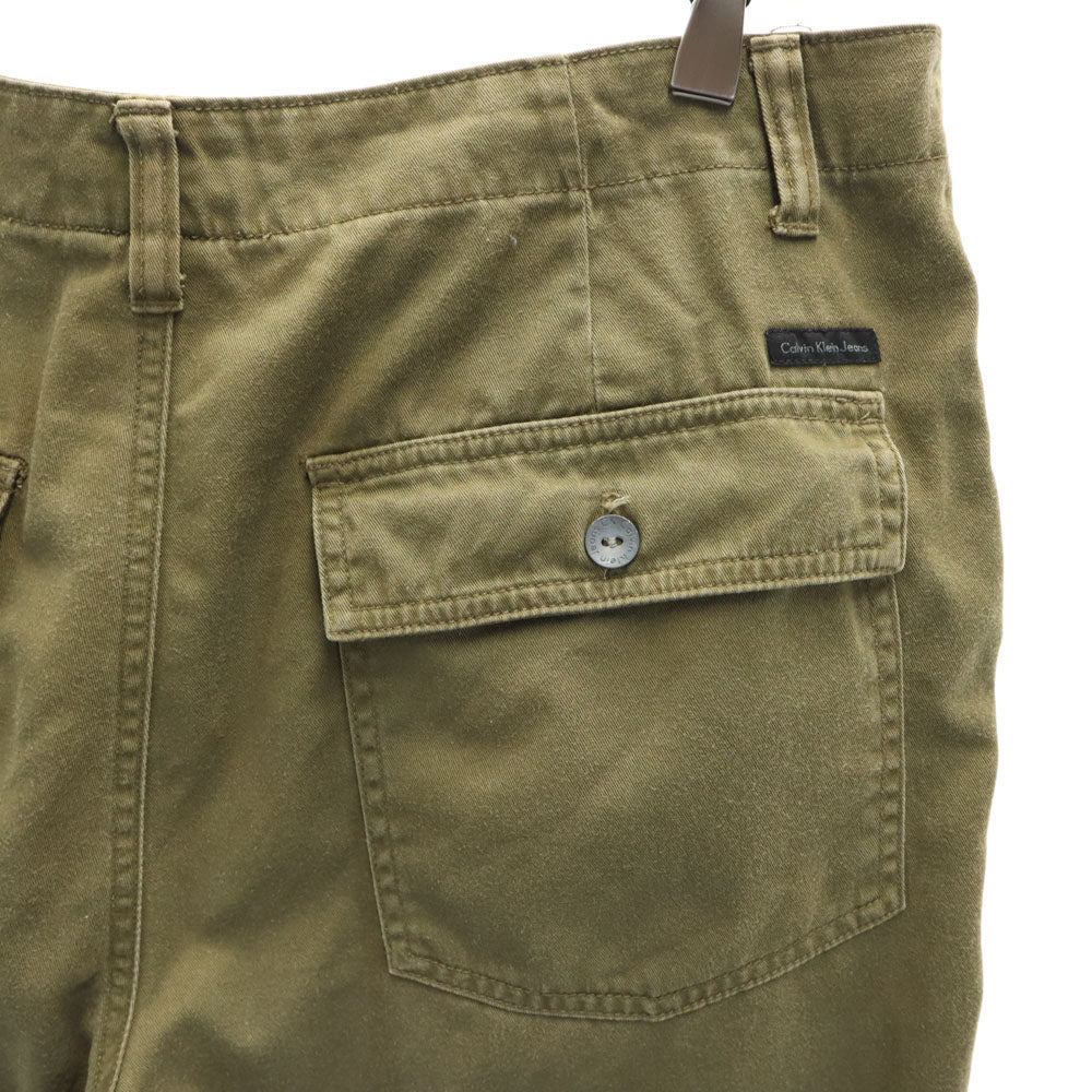 カルバンクラインジーンズ ショートパンツ W34 カーキ Calvin klein Jeans メンズ