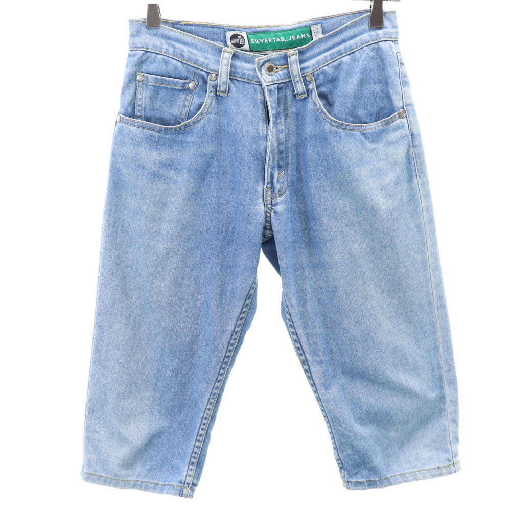 Levi's リーバイス 90s シルバータブ デニムショートパンツ 64-88 ウォッシュブルー SILVER TAB ハーフ レディース