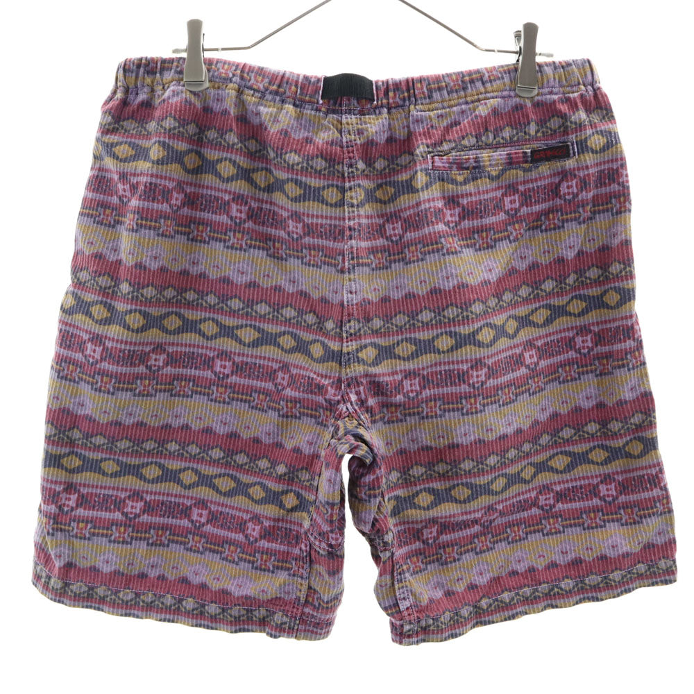 グラミチ 総柄 アウトドアショートパンツ ベージュ Gramicci クライミング メンズ