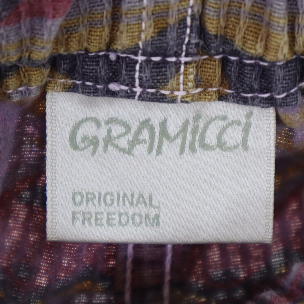 グラミチ 総柄 アウトドアショートパンツ ベージュ Gramicci クライミング メンズ