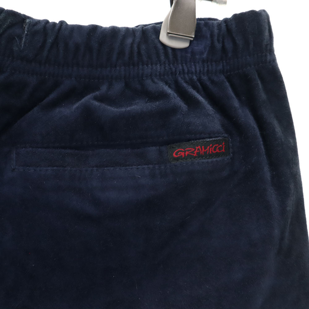 Gramicci グラミチ ピッグスキン スエード ショートパンツ S ネイビー レディース