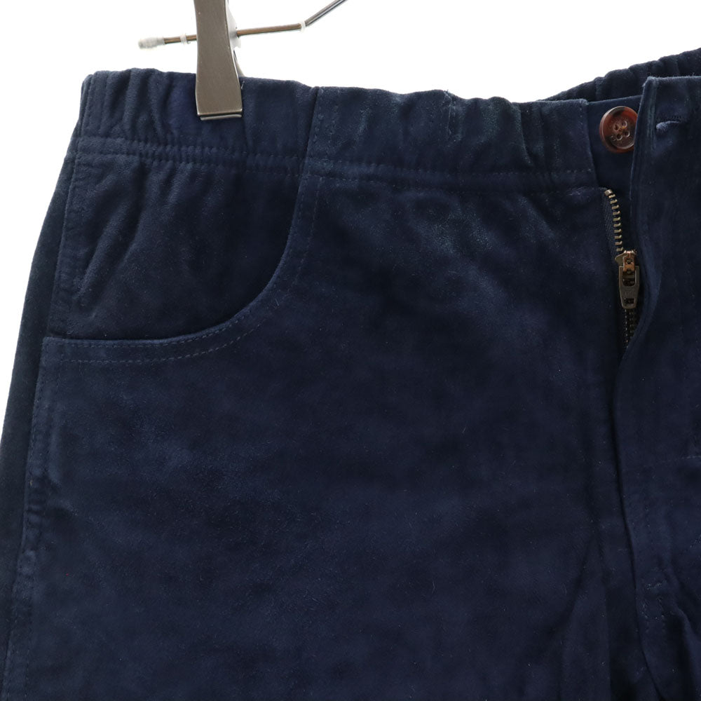 Gramicci グラミチ ピッグスキン スエード ショートパンツ S ネイビー レディース