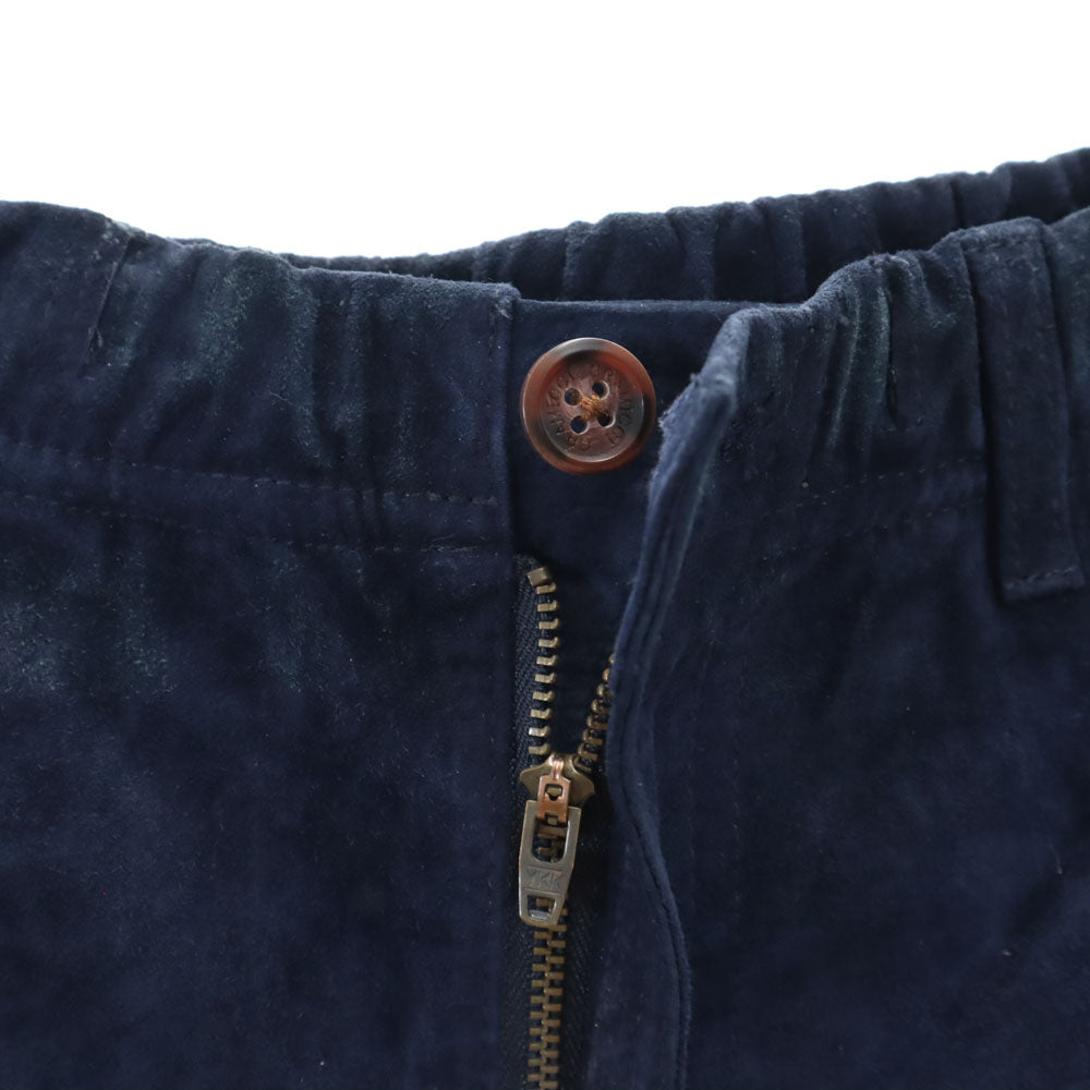 Gramicci グラミチ ピッグスキン スエード ショートパンツ S ネイビー レディース